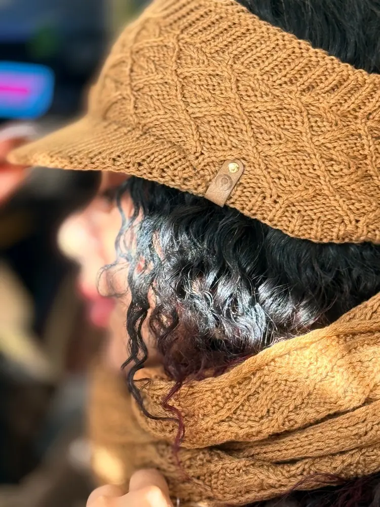 ست شال و هدبندنقابدار