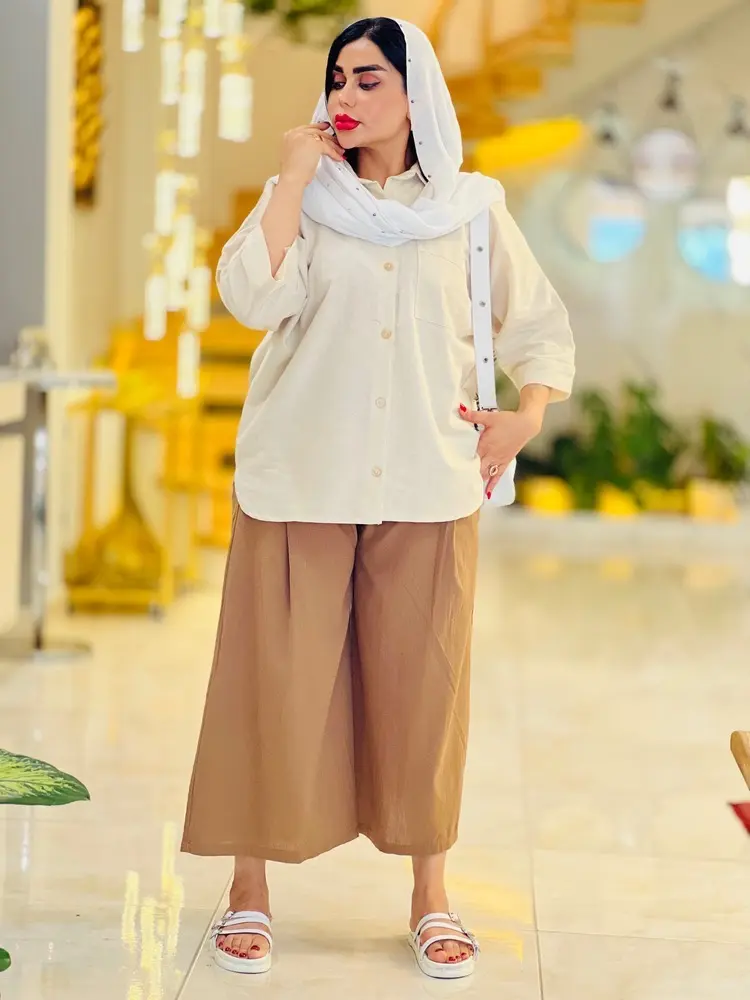 شلوار واید لگ