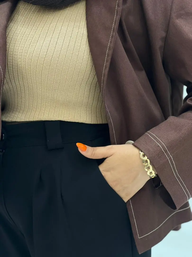 کت کتان جین