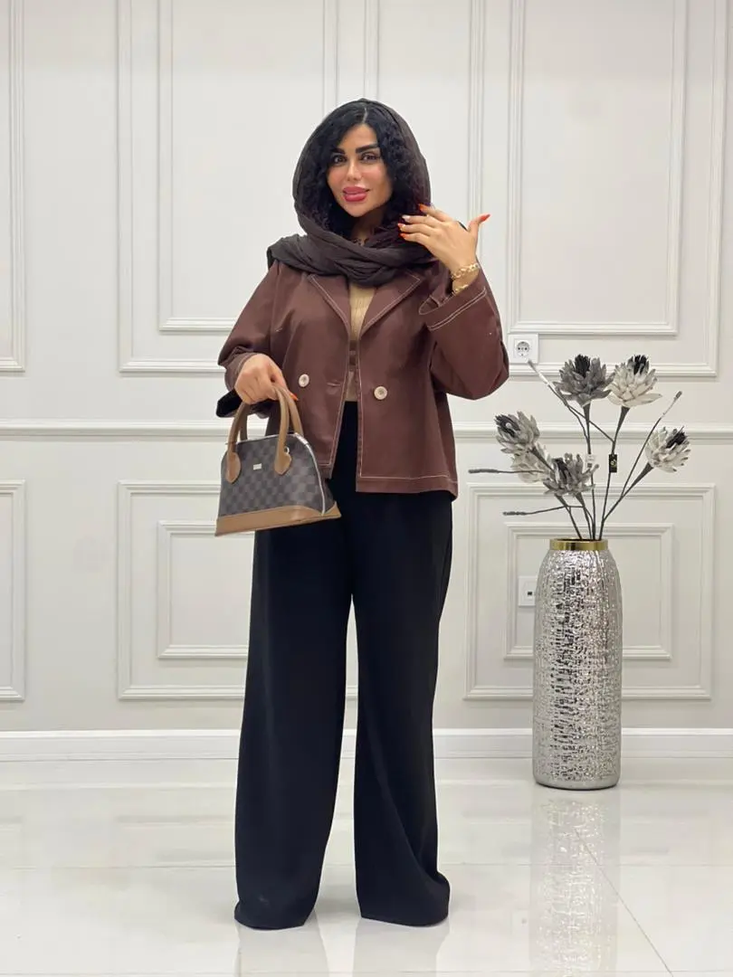 کت کتان جین