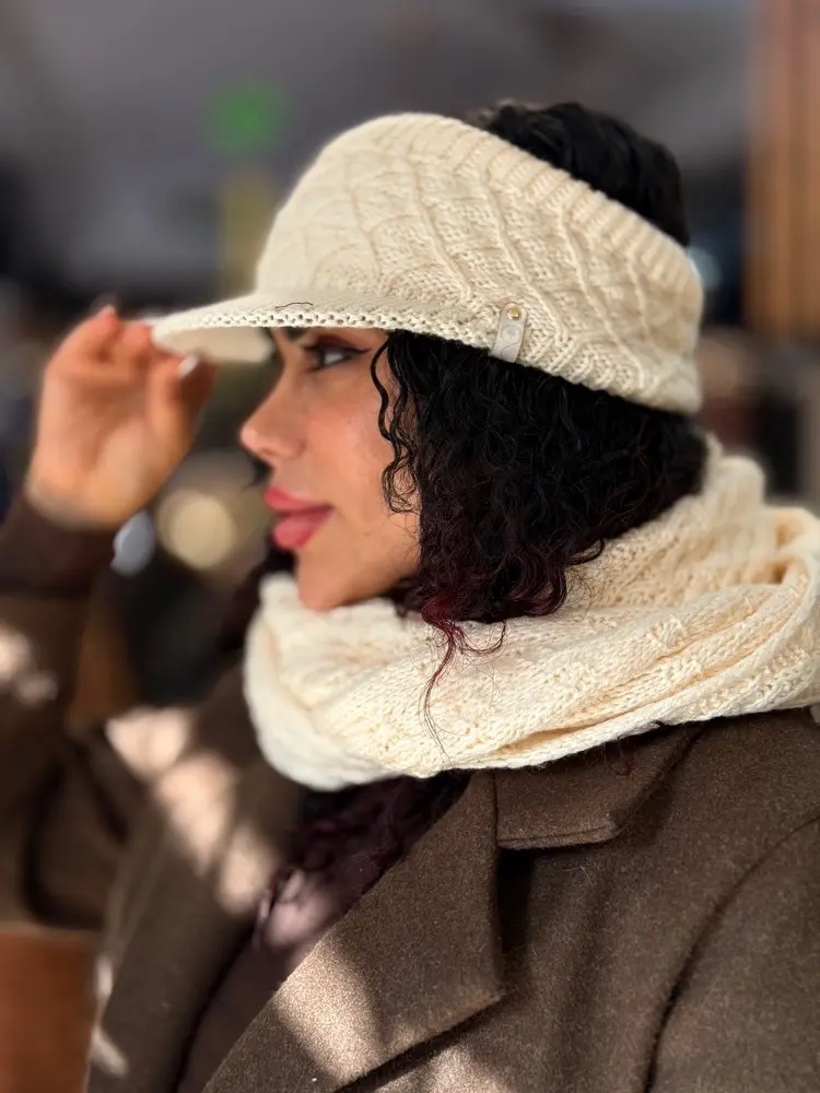 ست شال و هدبندنقابدار