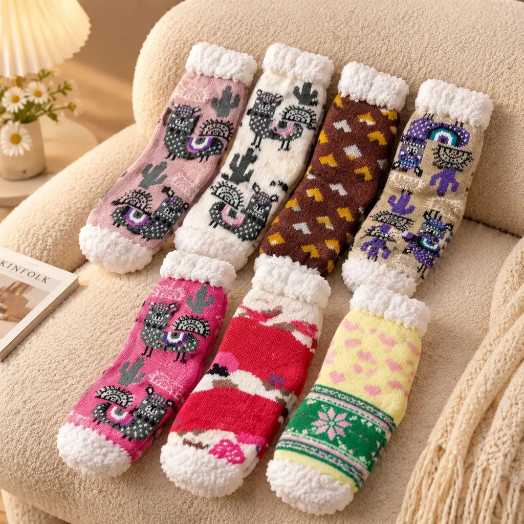 جوراب بافتنی داخل کرک کریسمس