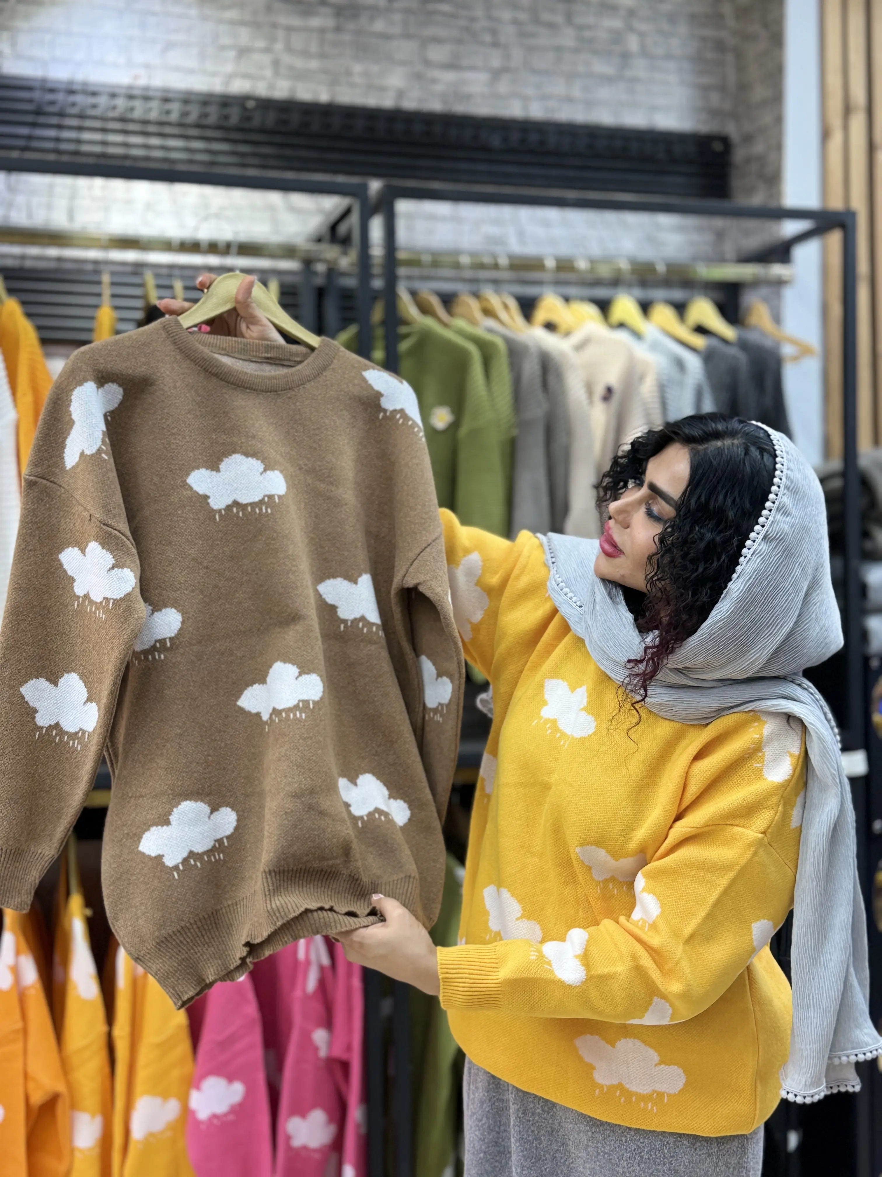 پلیور بافت ابری