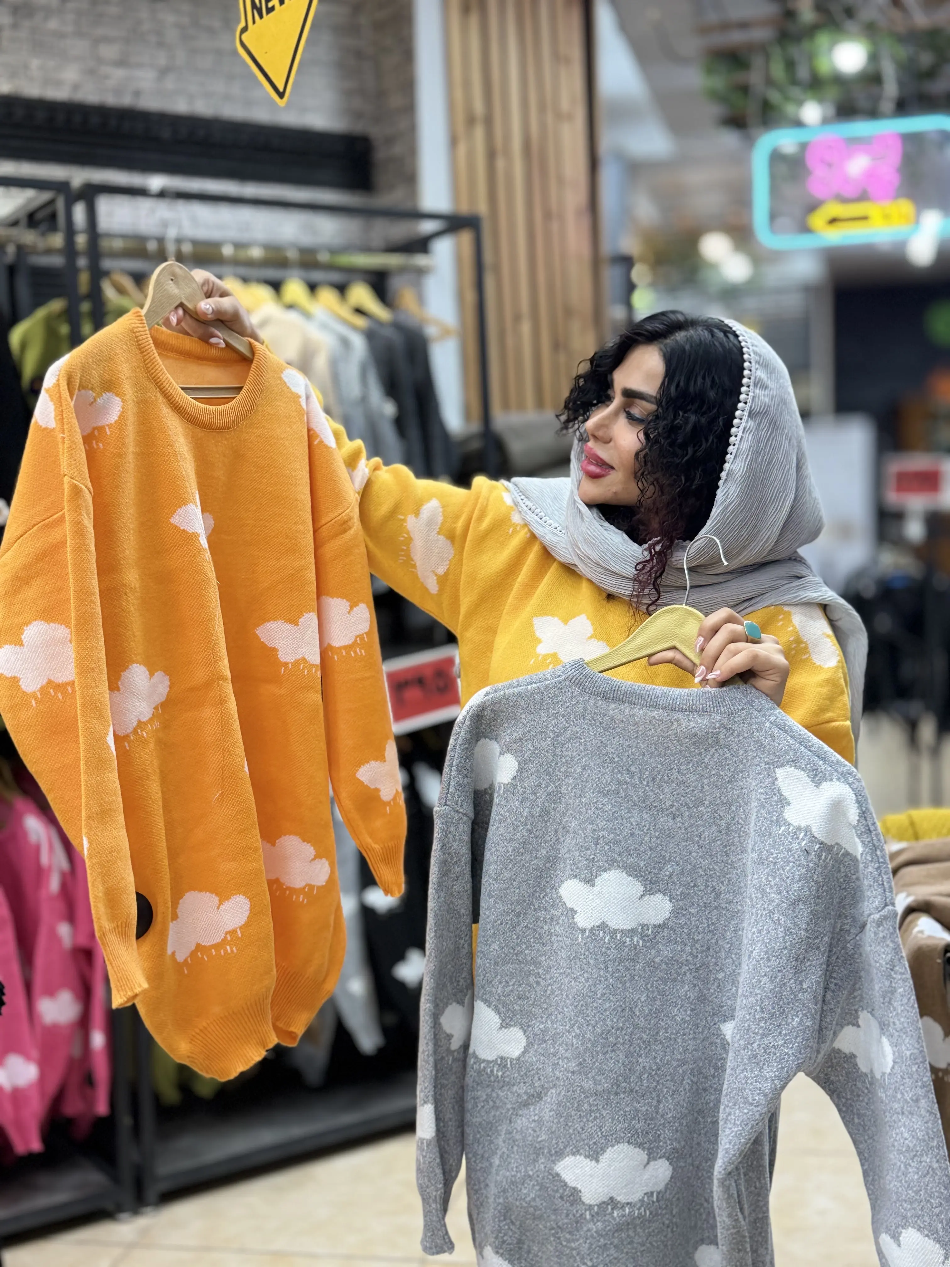 پلیور بافت ابری