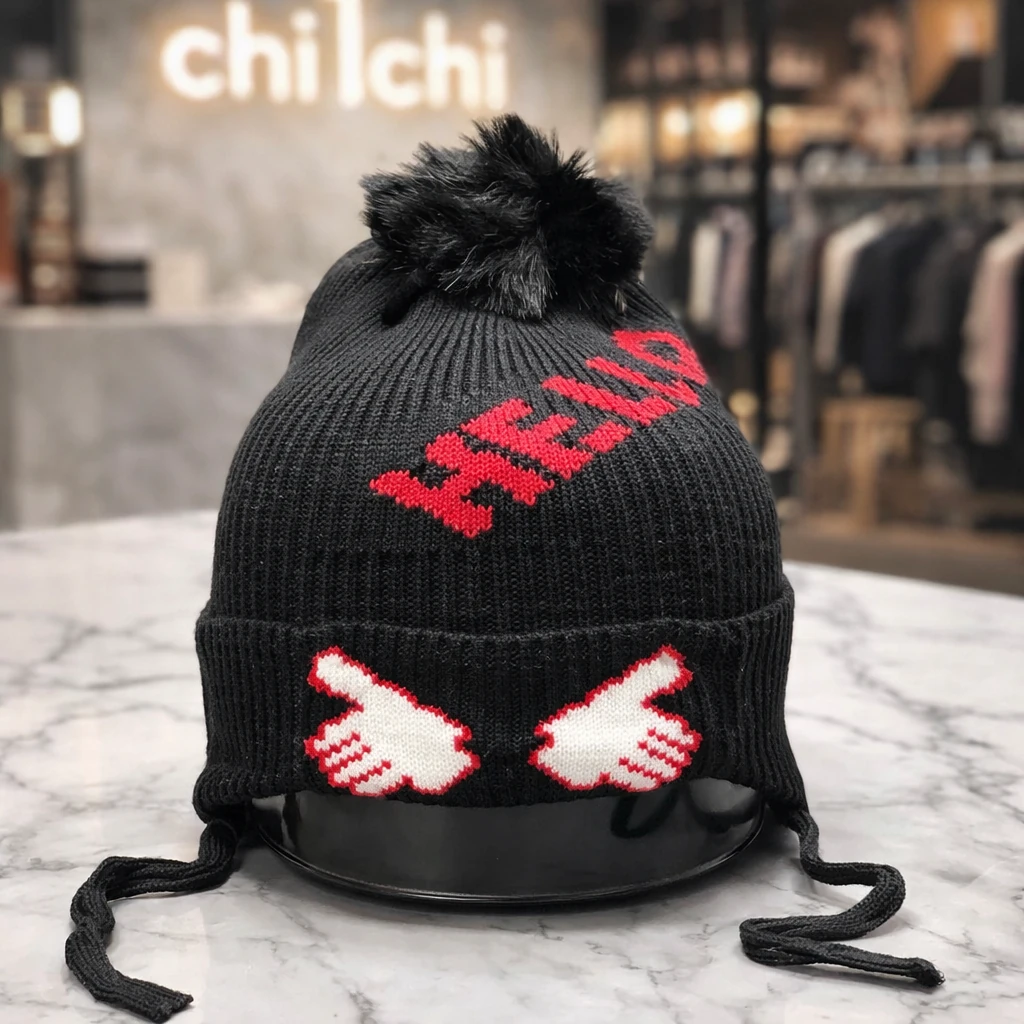 کلاه بافت HEllo